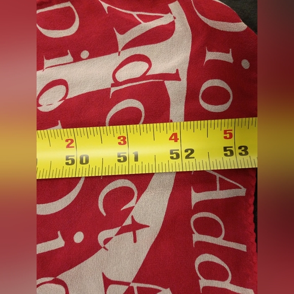 Dior Silk Addict Scarf 54 X 14 - Picture 8 of 12